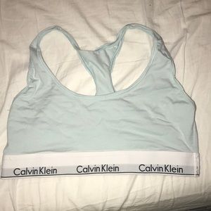 Calvin Klein Light Blue Bralette